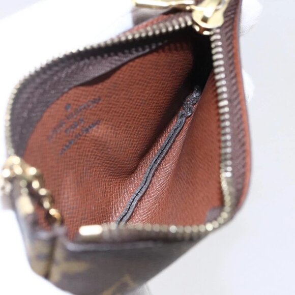 LOUIS VUITTON Monogram Pochette Cles Coin Purse M60033 LV Auth 147056 - Picture 11 of 16